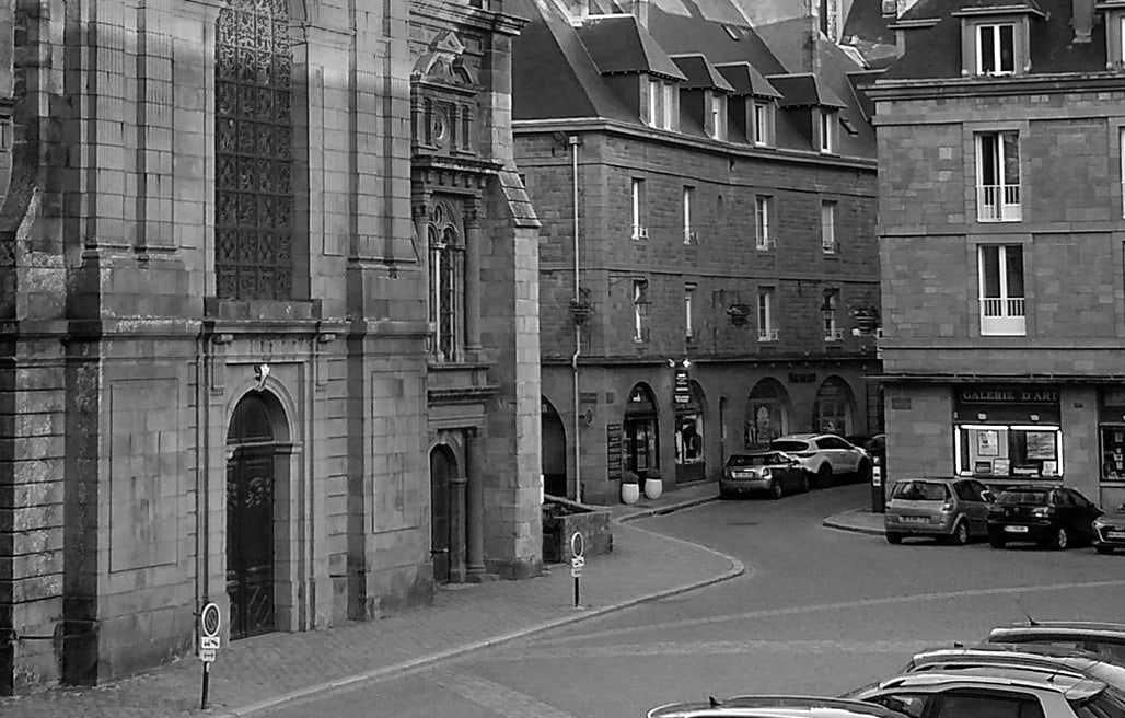 Cathédrale Saint-Malo parvis église
